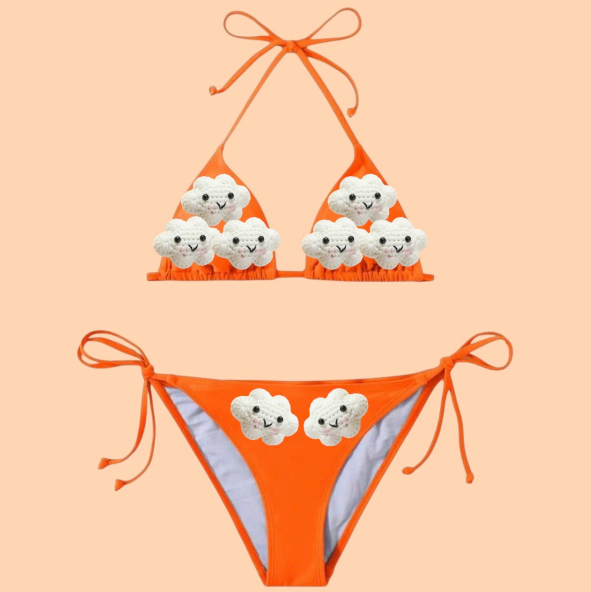 Orange Shapes Bikini