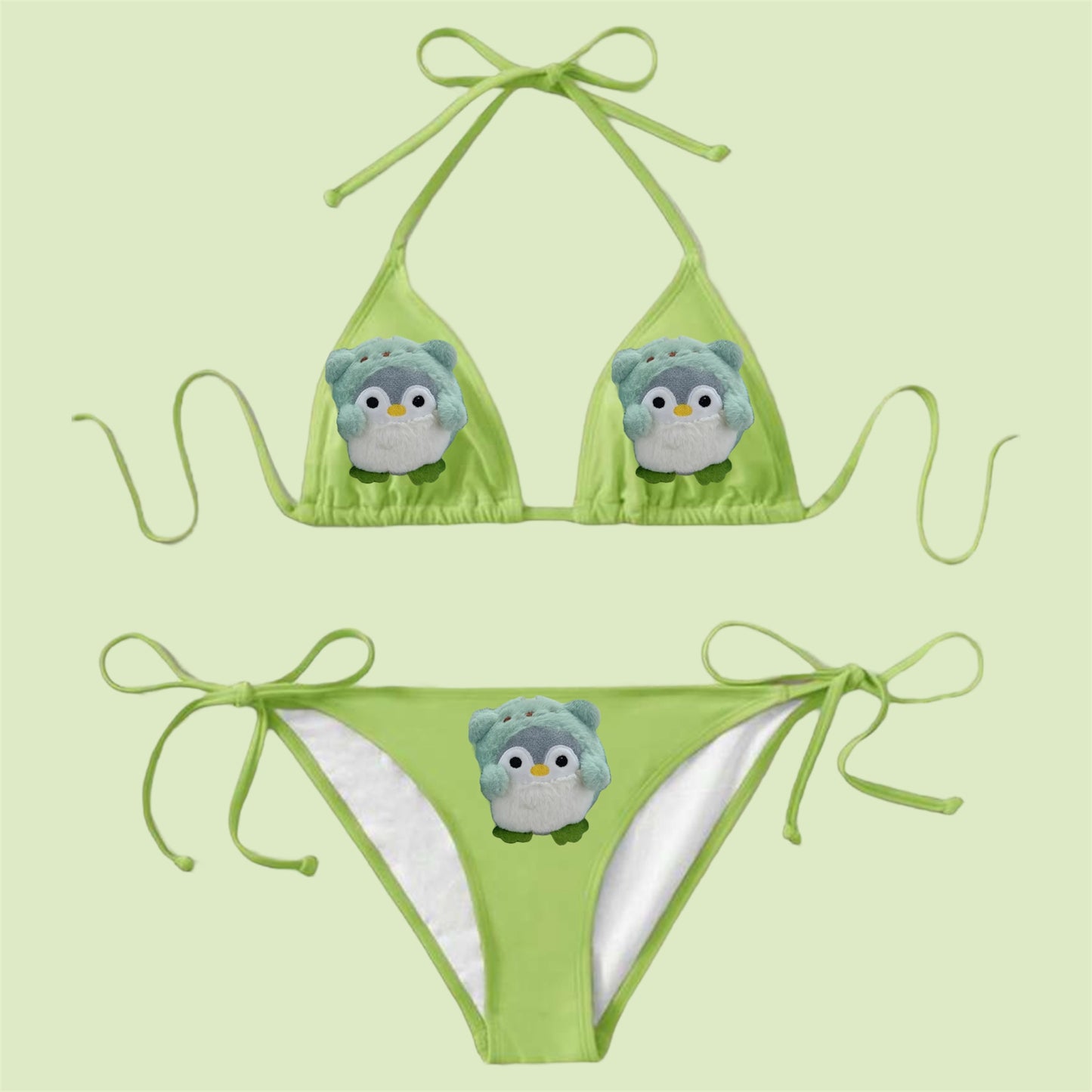 Green Animals Bikini