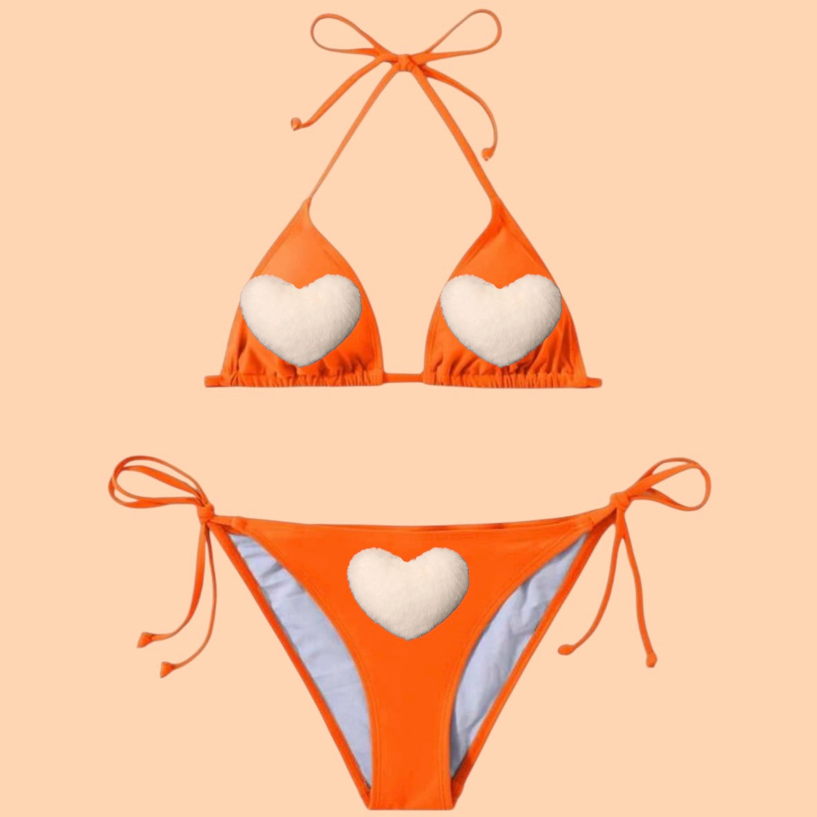 Orange Shapes Bikini
