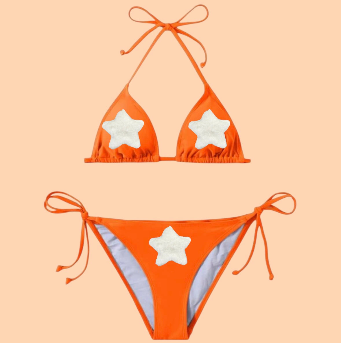 Orange Shapes Bikini