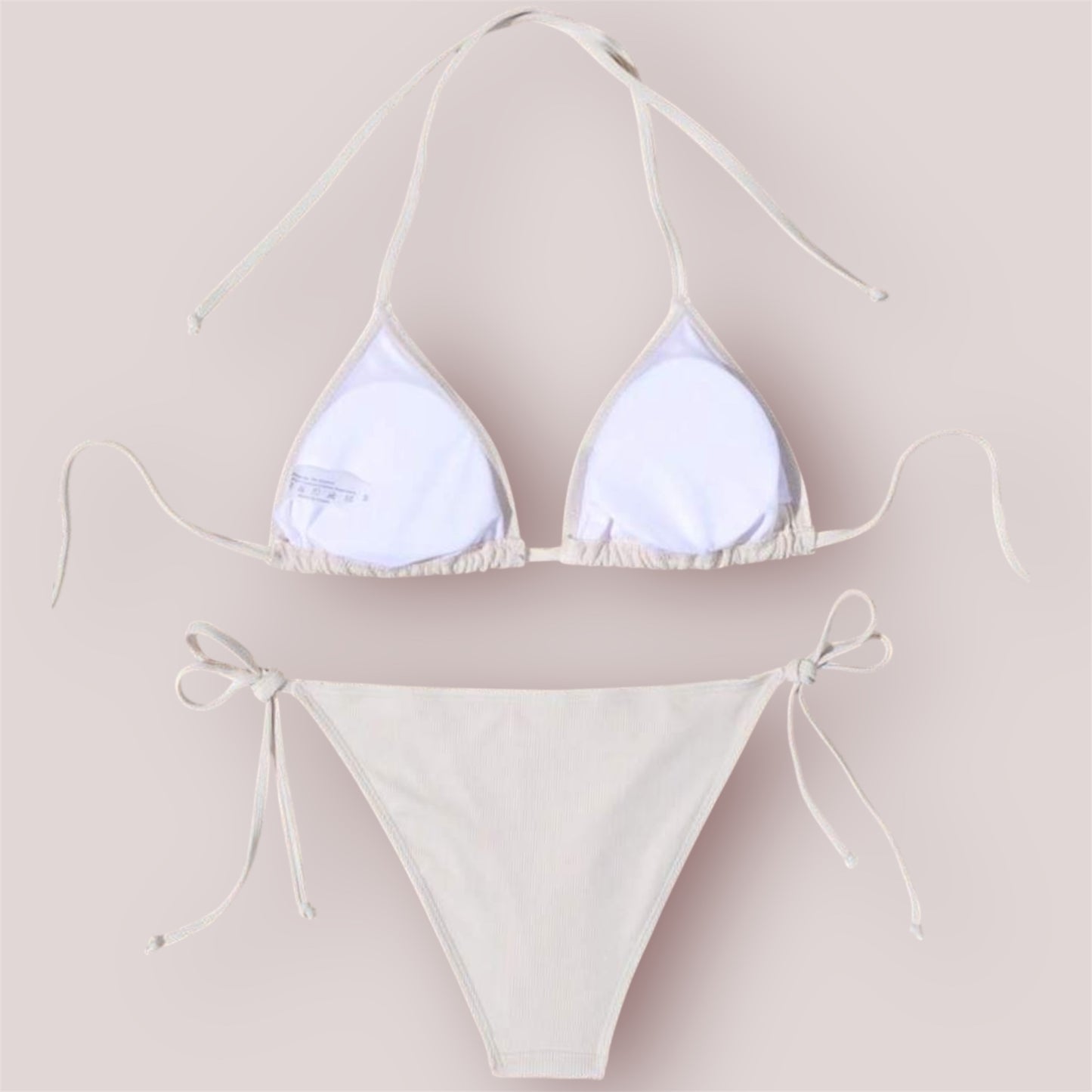 Beige Fruit Bikini