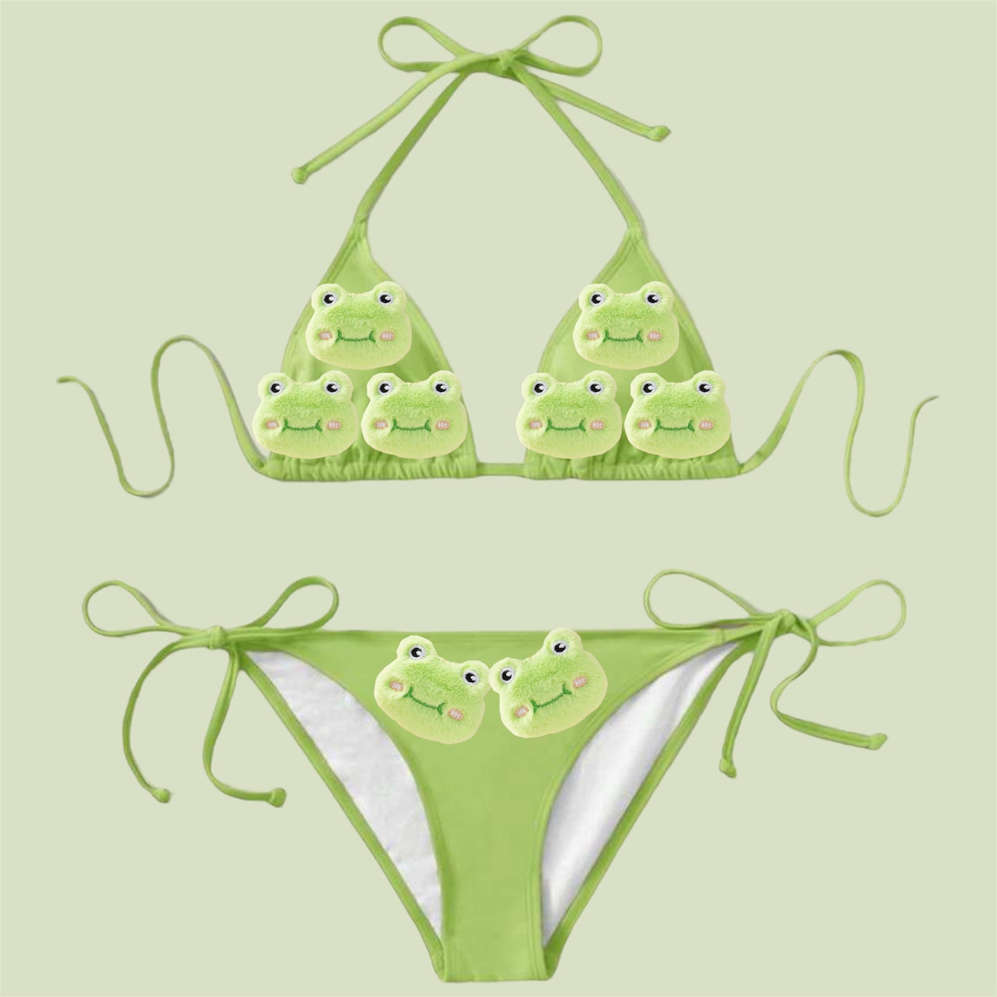 Green Animals Bikini