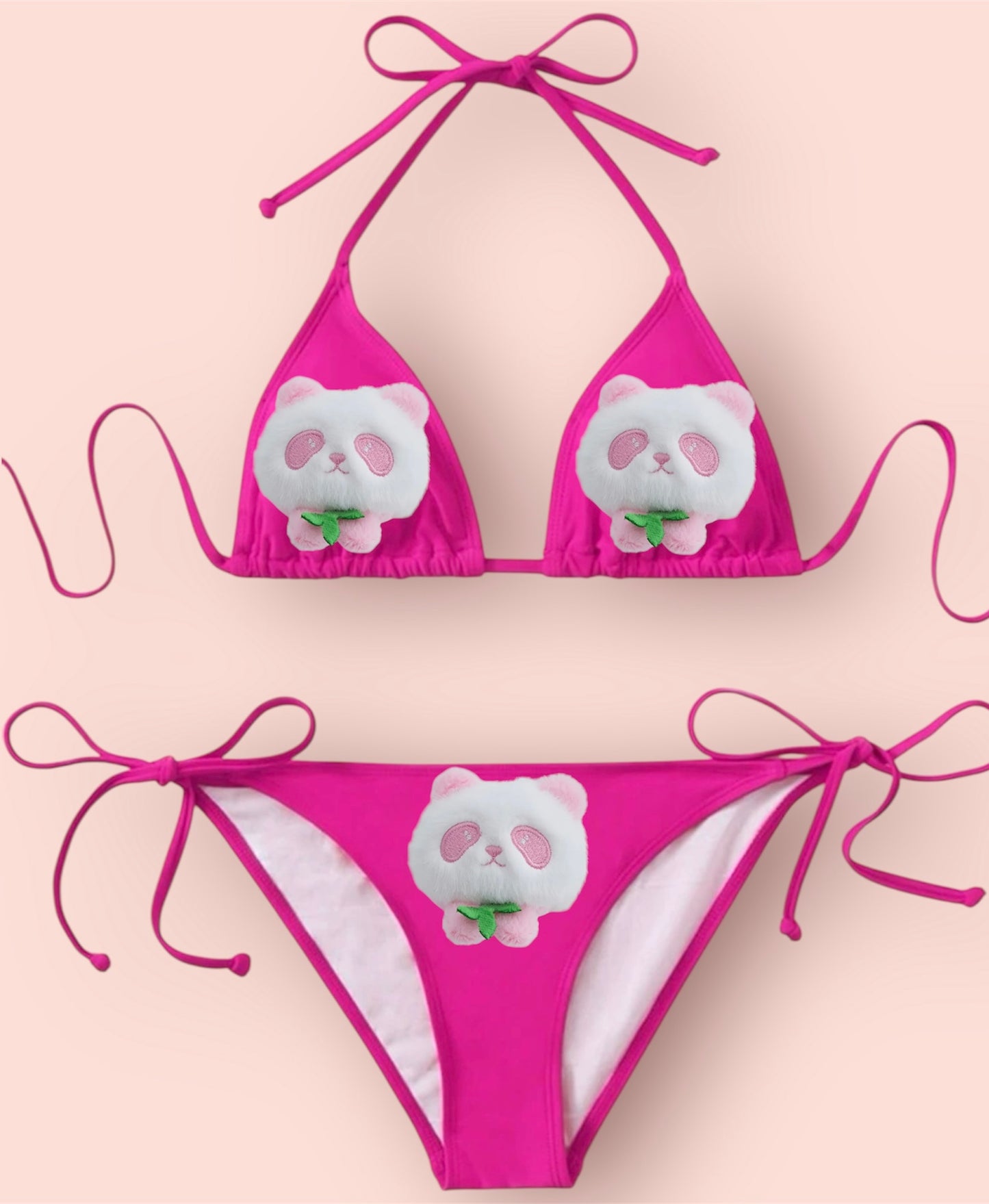 Hot Pink Animals Bikini