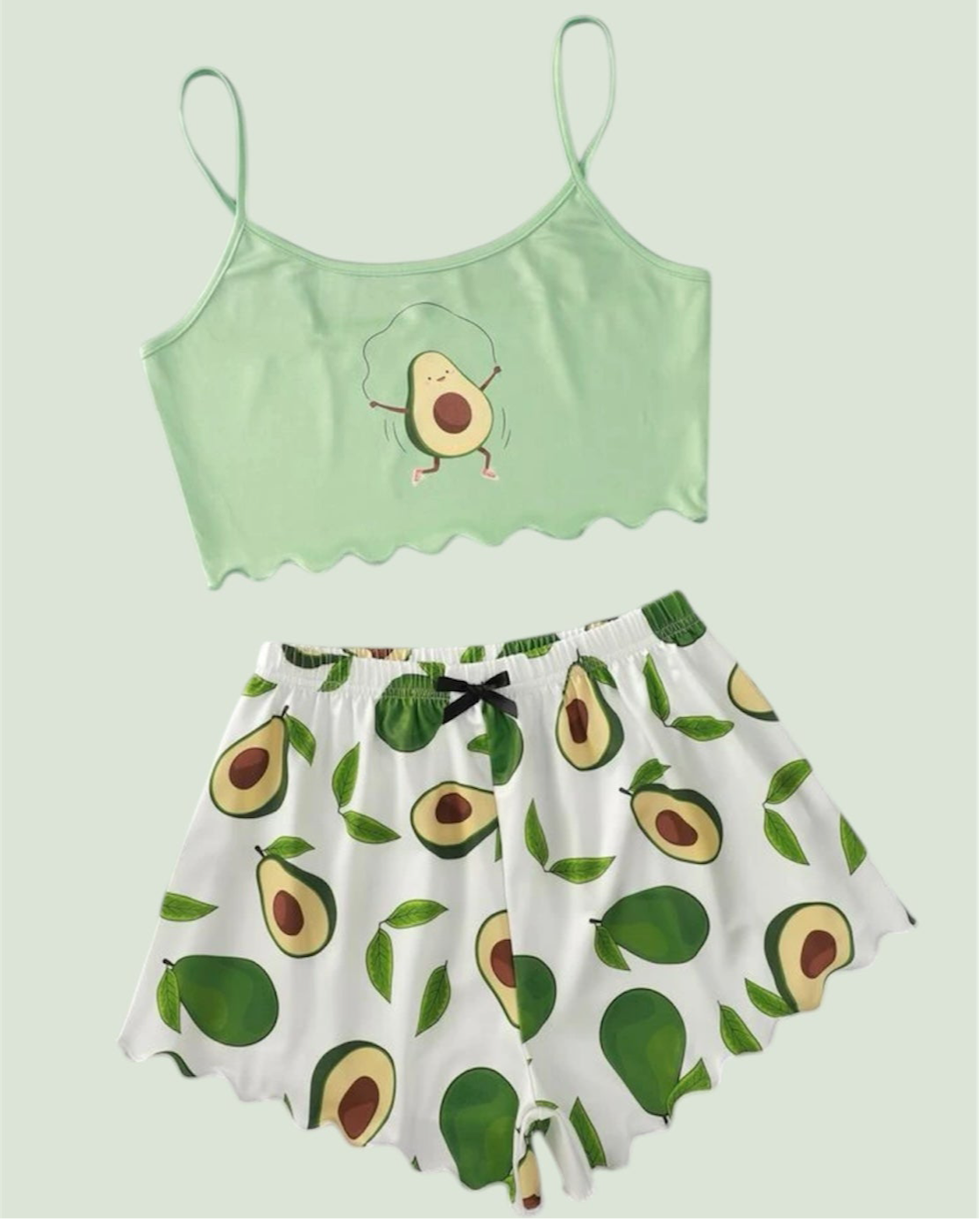 Avocado Print Pyjamas Set