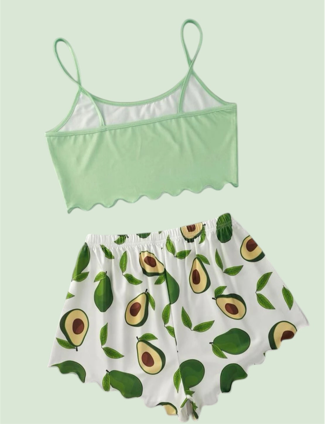 Avocado Print Pyjamas Set