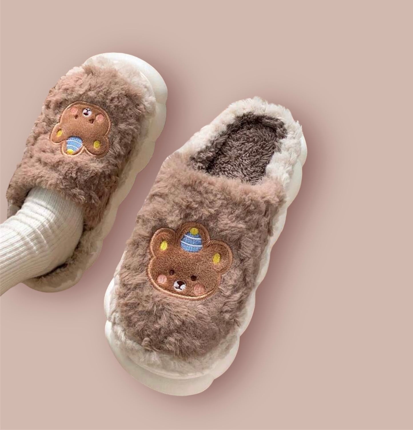 Birthday Bear Slippers
