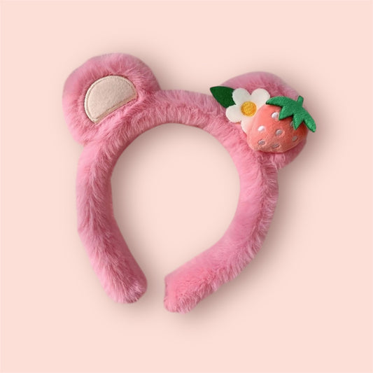 Strawberry & Flower Headband